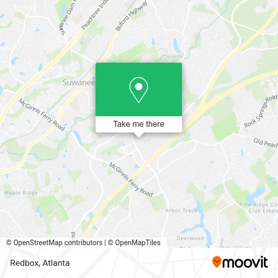 Redbox map