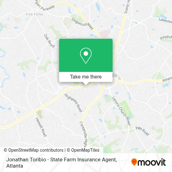 Jonathan Toribio - State Farm Insurance Agent map