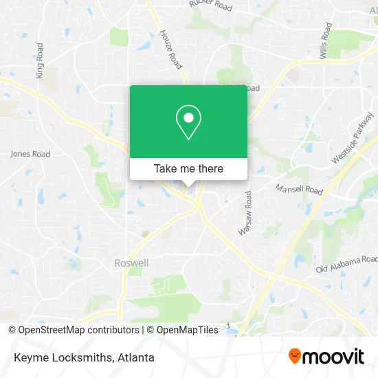 Keyme Locksmiths map