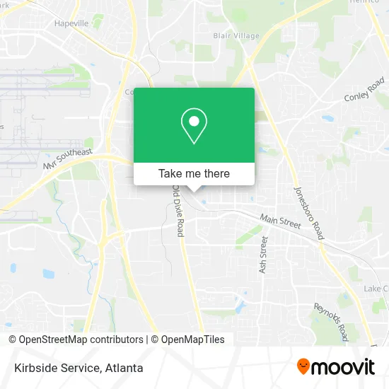 Kirbside Service map
