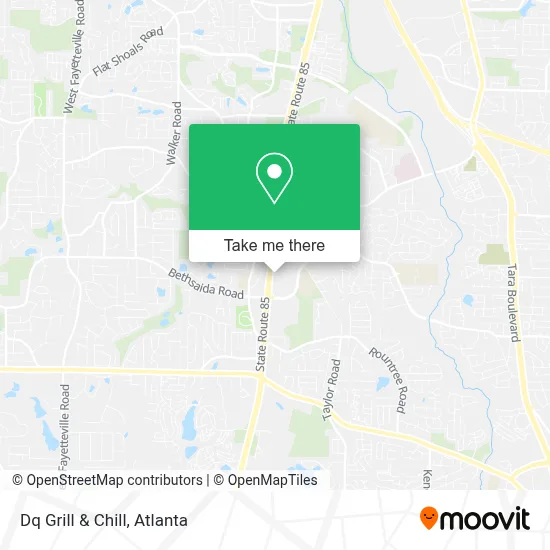 Dq Grill & Chill map