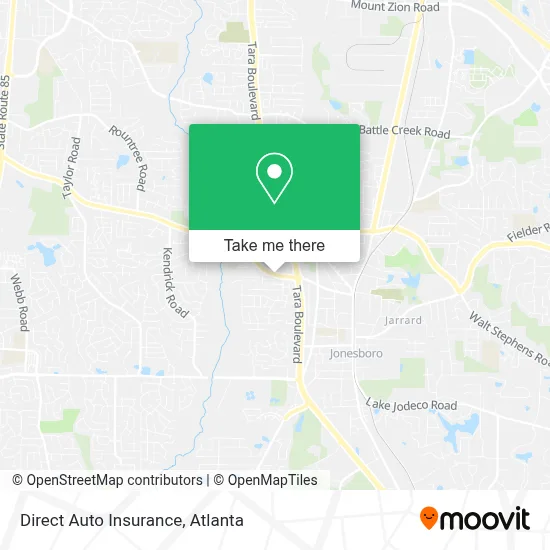 Direct Auto Insurance map