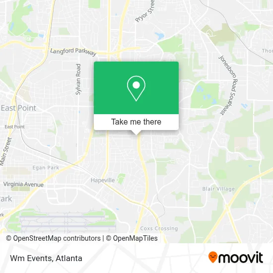 Wm Events map