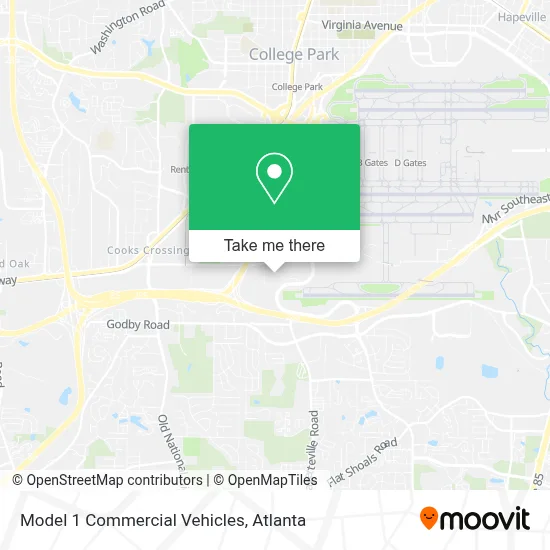 Model 1 Commercial Vehicles map