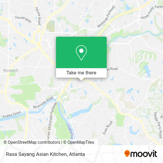 Rasa Sayang Asian Kitchen map