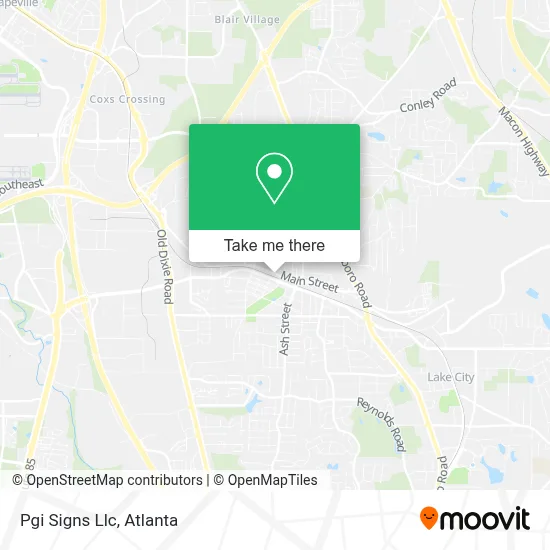 Pgi Signs Llc map