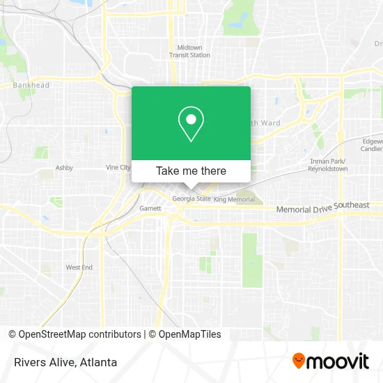 Rivers Alive map