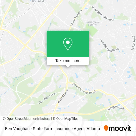 Ben Vaughan - State Farm Insurance Agent map