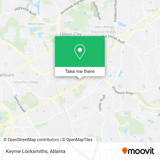 Keyme Locksmiths map