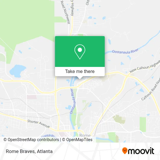 Rome Braves map