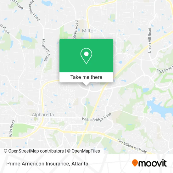 Prime American Insurance map