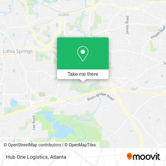Hub One Logistics map