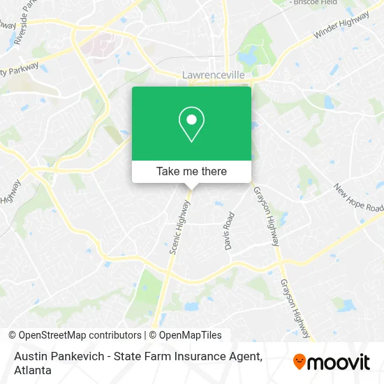 Austin Pankevich - State Farm Insurance Agent map