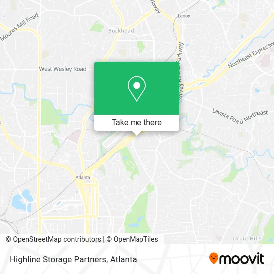 Highline Storage Partners map