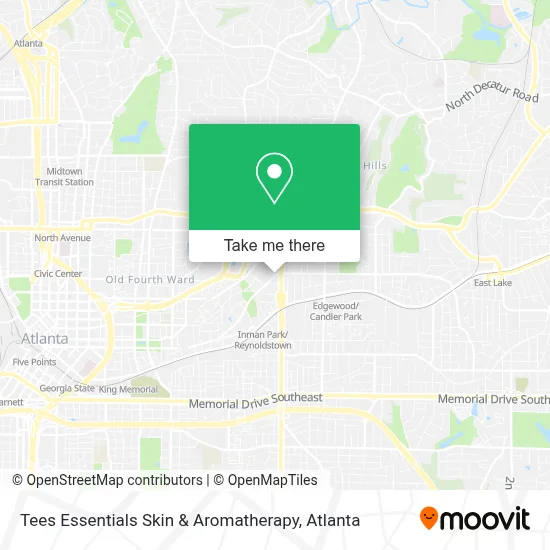 Tees Essentials Skin & Aromatherapy map