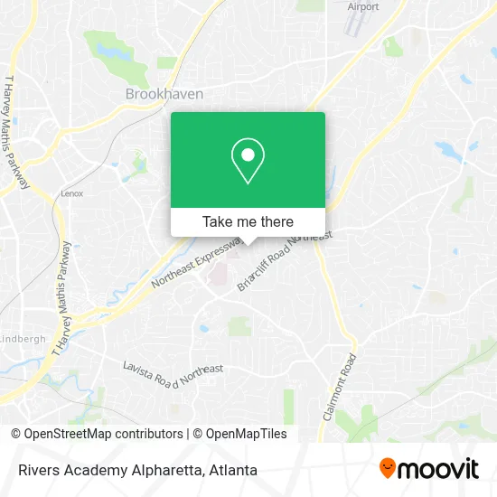 Rivers Academy Alpharetta map