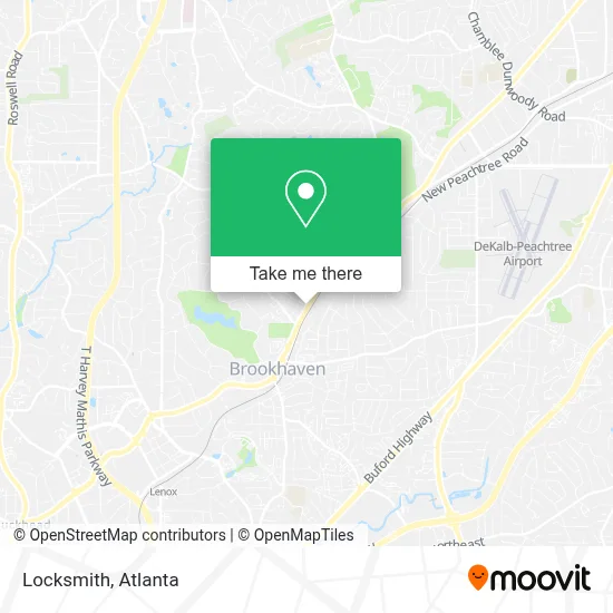 Locksmith map