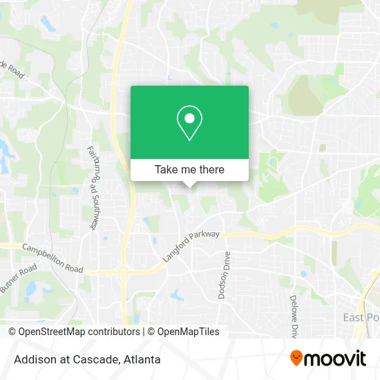 Addison at Cascade map
