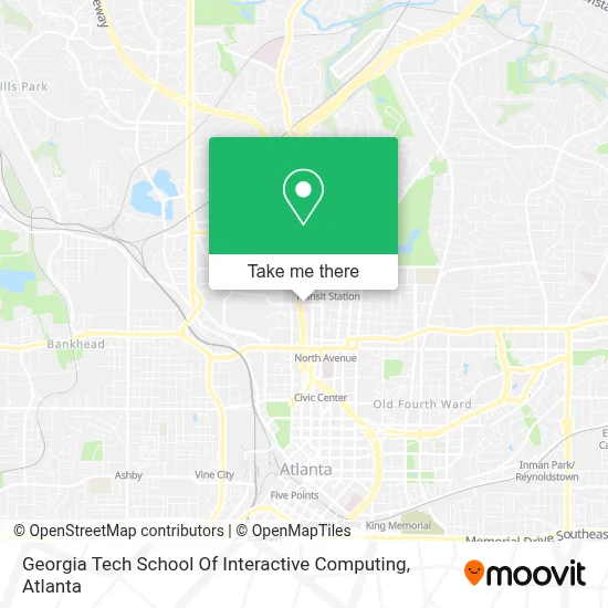 Georgia Tech School Of Interactive Computing map