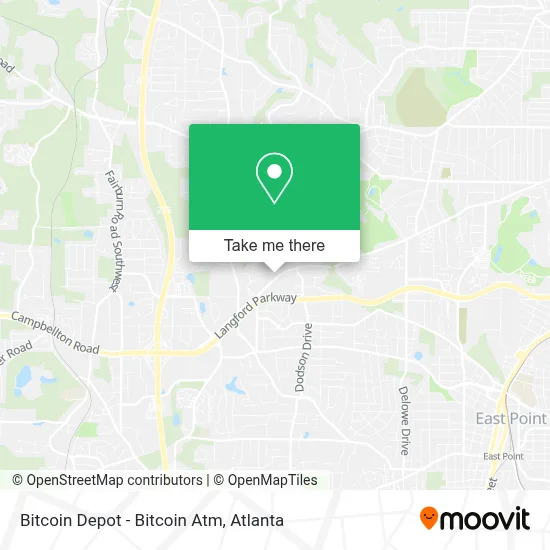 Bitcoin Depot - Bitcoin Atm map