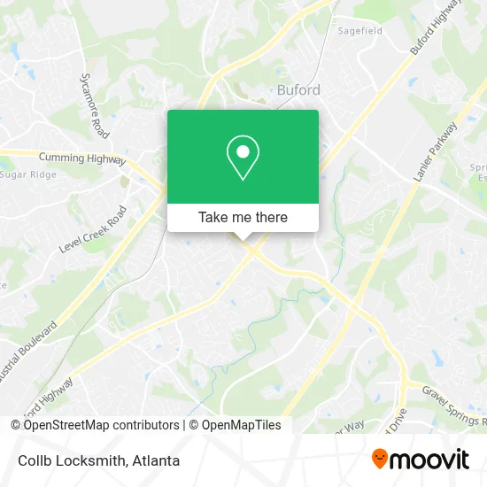 Collb Locksmith map