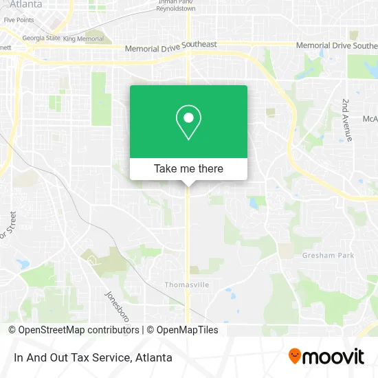 In And Out Tax Service map