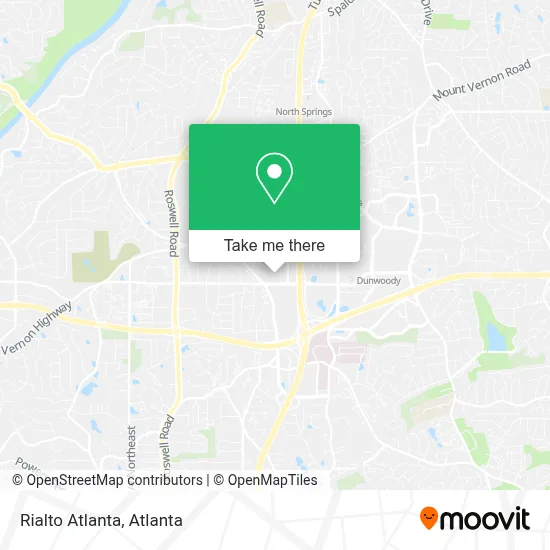 Rialto Atlanta map