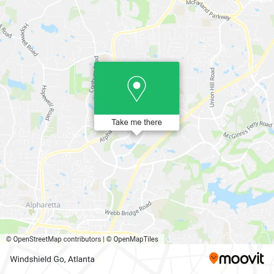Windshield Go map