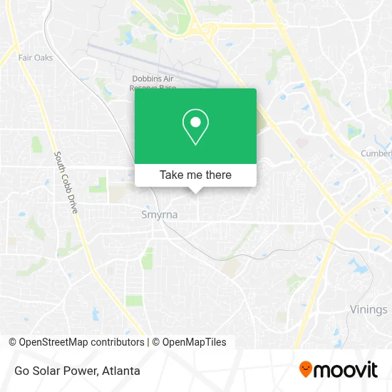 Go Solar Power map