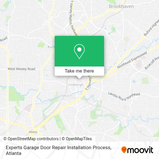 Experts Garage Door Repair Installation Process map