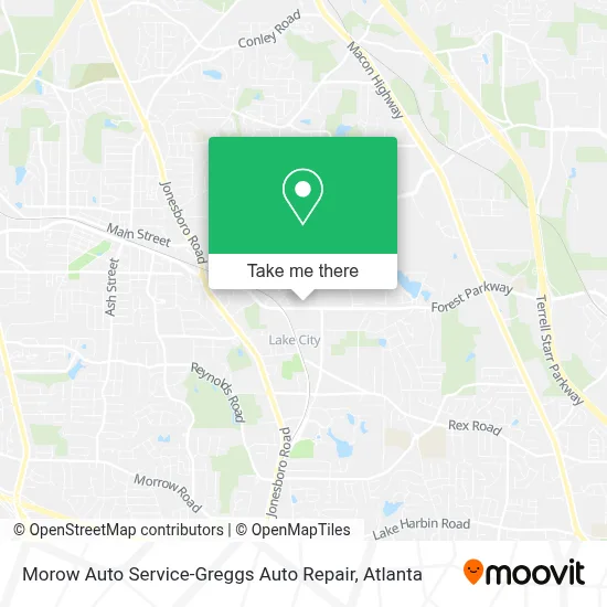 Morow Auto Service-Greggs Auto Repair map