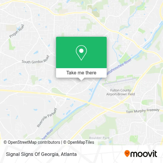 Signal Signs Of Georgia map