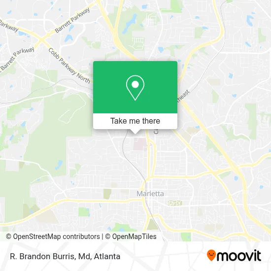 R. Brandon Burris, Md map