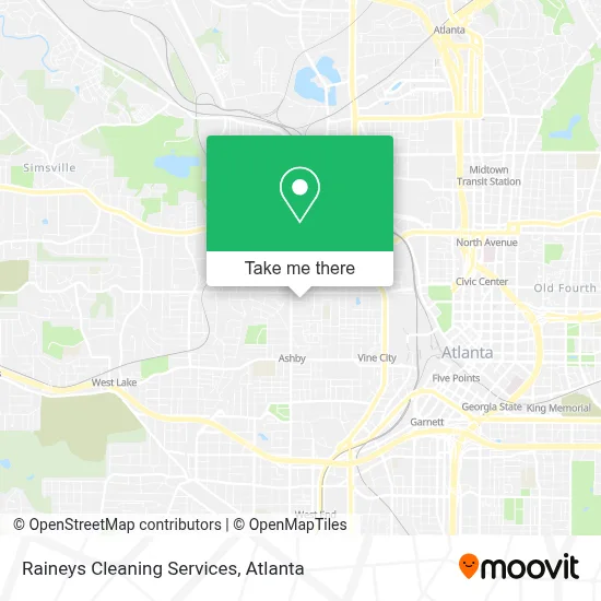 Raineys Cleaning Services map