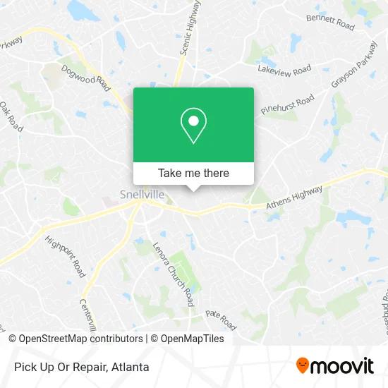 Pick Up Or Repair map