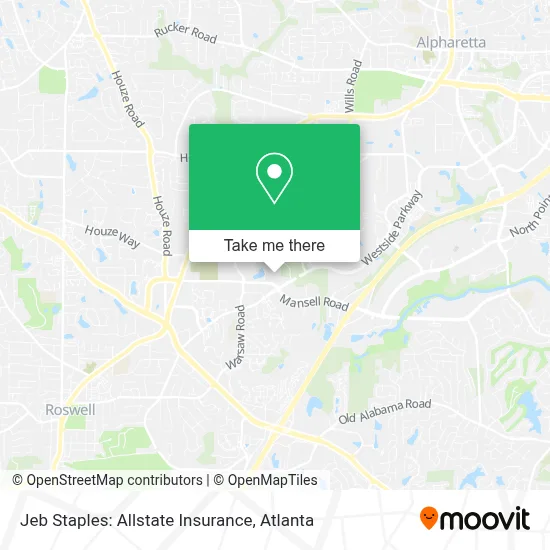 Jeb Staples: Allstate Insurance map