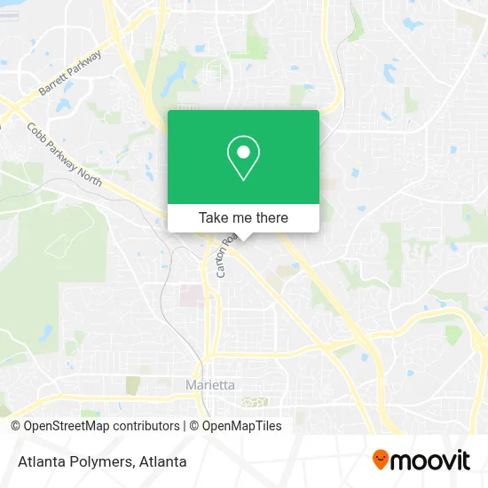 Atlanta Polymers map