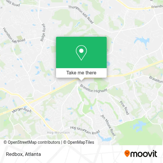 Redbox map