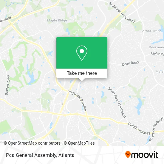 Pca General Assembly map