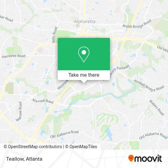 Teallow map