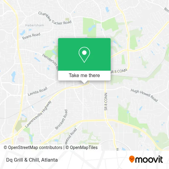 Dq Grill & Chill map