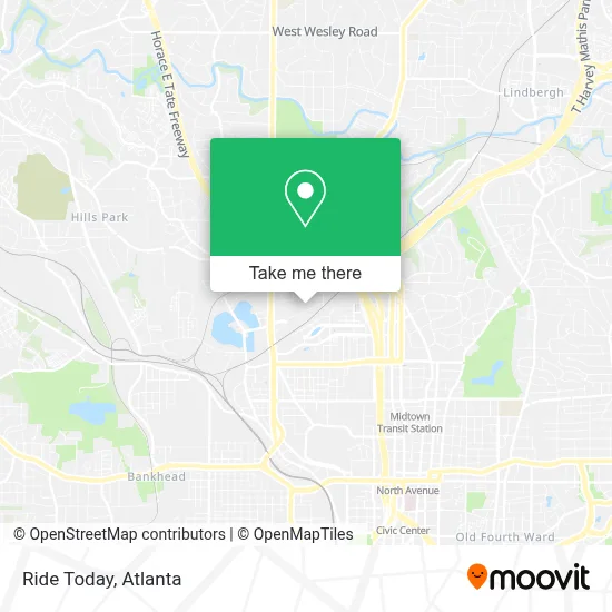 Ride Today map
