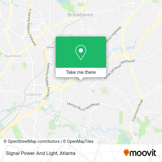 Signal Power And Light map