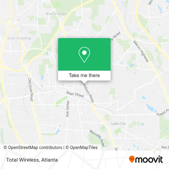 Total Wireless map