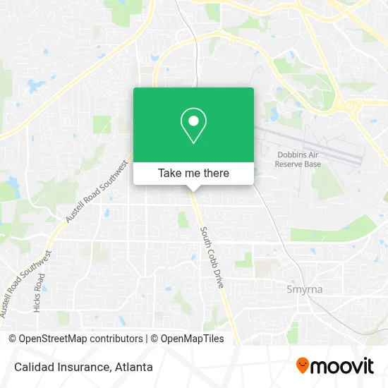 Calidad Insurance map