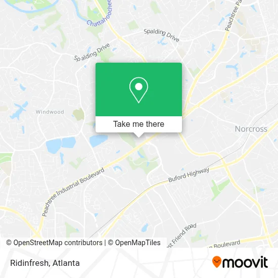 Ridinfresh map