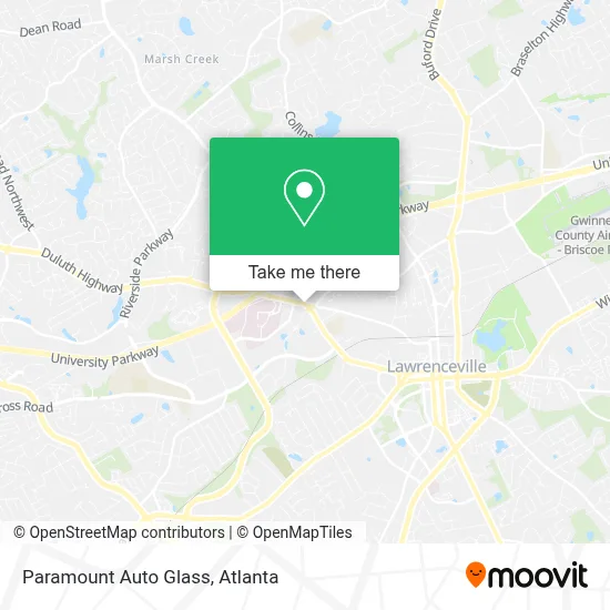 Paramount Auto Glass map