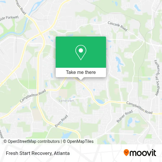 Fresh Start Recovery map