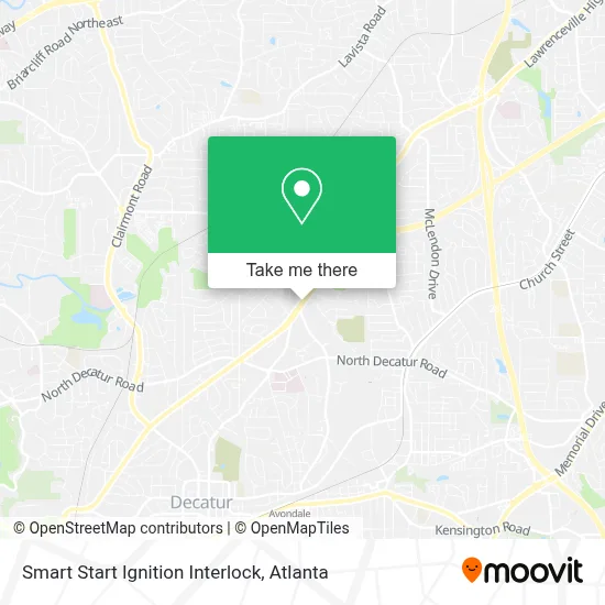Smart Start Ignition Interlock map