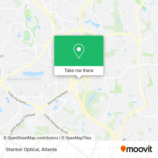 Stanton Optical map